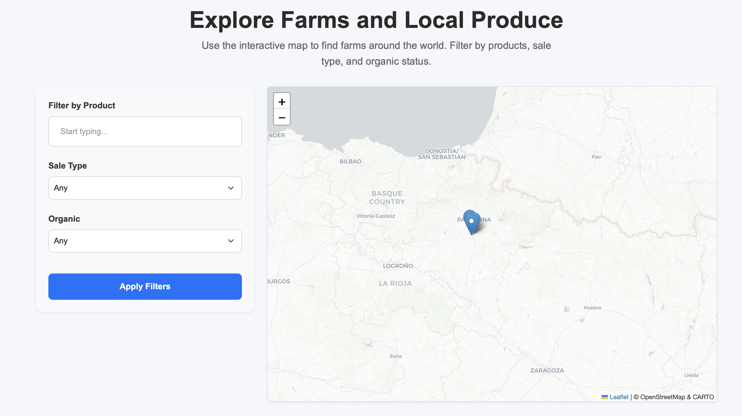 "AlimentaMapa" , your guide to local produce